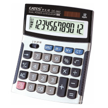 12 Digits Financial Calculator Office Business Use Desktop Calculator With Comfortable Rubber Sides Anti-slip Design